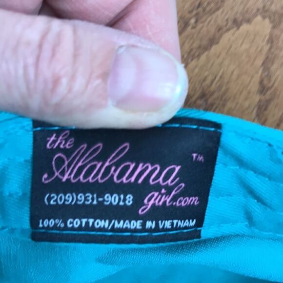 The Alabama Girl Turquoise Rhinestone Dreamcatcher Hat Rustic OSFM EUC - Picture 5 of 6